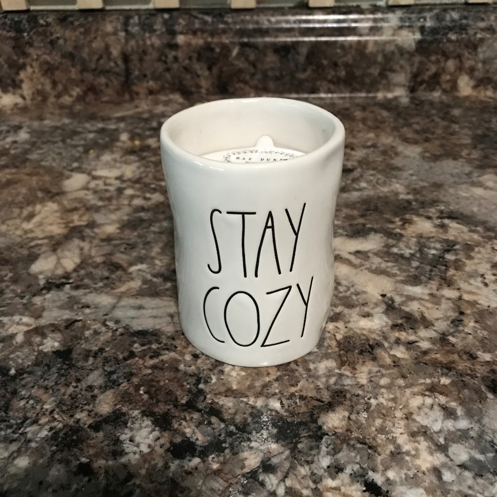 Rae Dunn "Stay Cozy" Candle